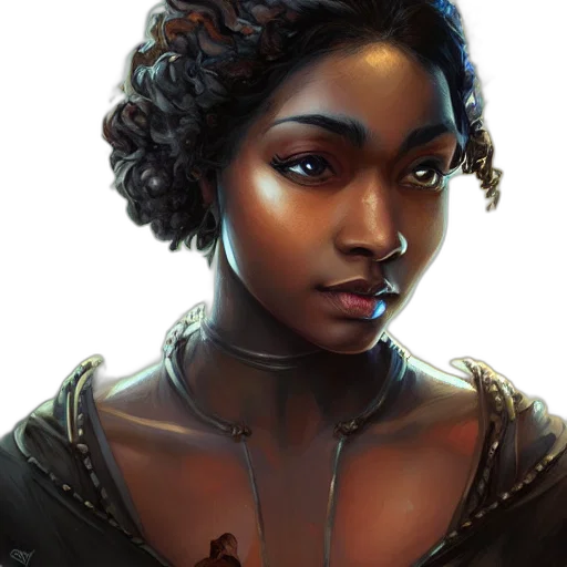 crown, face, staff, fantasy art transparent PNG cut-out