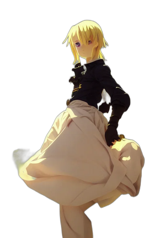 dress, staff, crown, sword transparent PNG cut-out