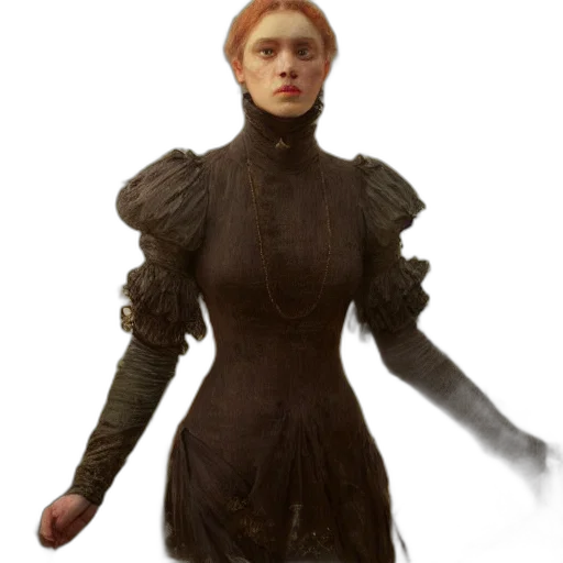 dress, staff, face, jacket transparent PNG cut-out
