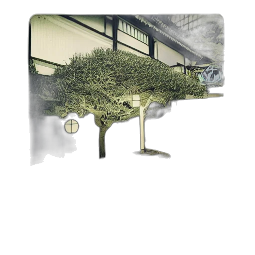 tree, building, staff, umbrella transparent PNG cut-out