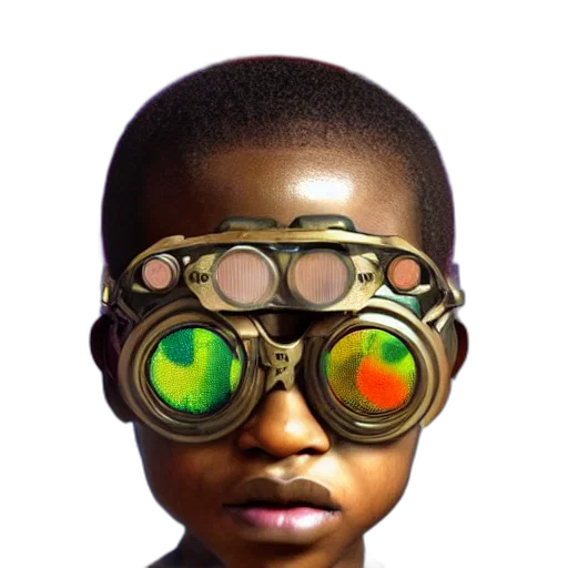 mask, robot, face, creature transparent PNG cut-out