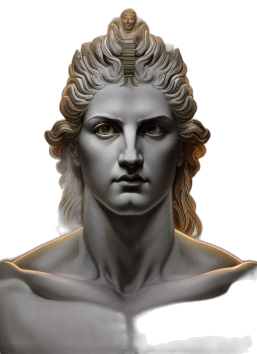 face, crown, mask, hair transparent PNG cut-out