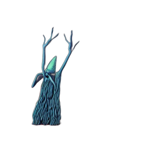 tree, creature, crown, staff transparent PNG cut-out