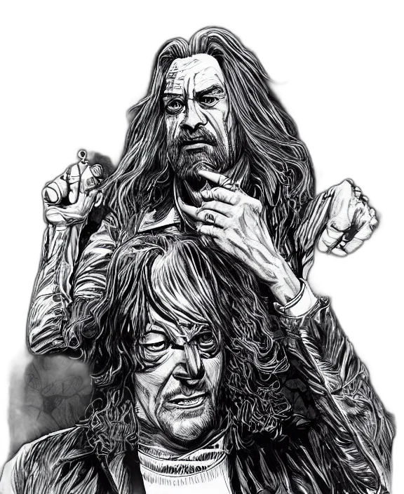 comic book art, pencil sketch, fantasy art, photorealistic transparent PNG cut-out