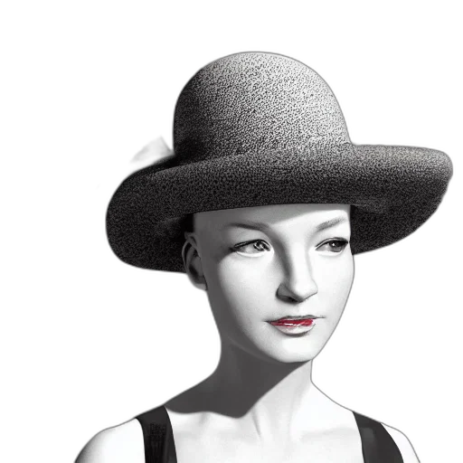 hat, face, staff, jewelry transparent PNG cut-out