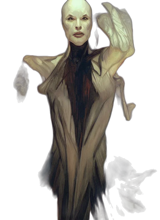 creature, dress, mask, face transparent PNG cut-out