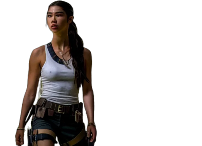concept art, film, still, amber transparent PNG cut-out