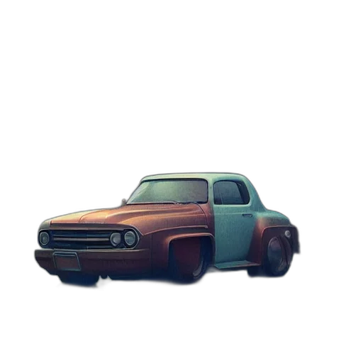 car, weapon, concept art, photorealistic transparent PNG cut-out