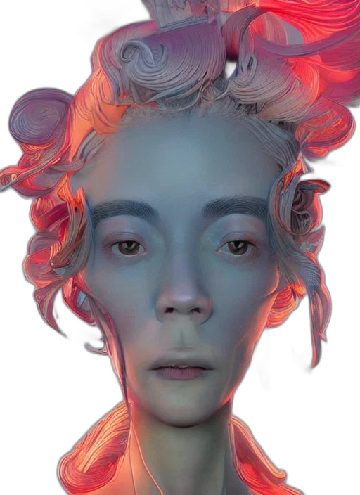 face, mask, robot, creature transparent PNG cut-out