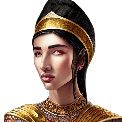 jewelry, crown, face, staff transparent PNG cut-out