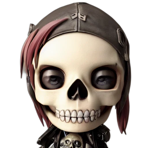 face, mask, jewelry, 3d render transparent PNG cut-out