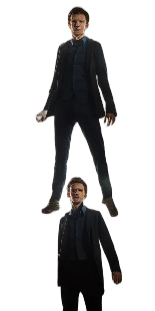 staff, jacket, creature, robot transparent PNG cut-out
