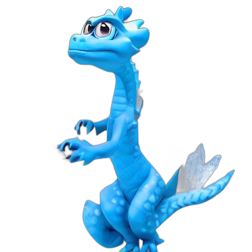 dragon, animal, creature, 3d render transparent PNG cut-out