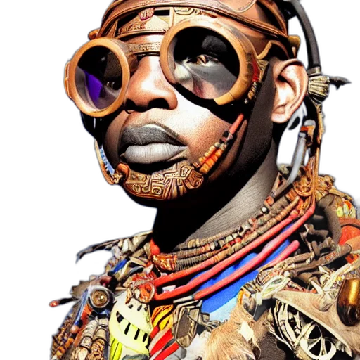 face, mask, jacket, jewelry transparent PNG cut-out