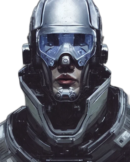 robot, face, mask, weapon transparent PNG cut-out