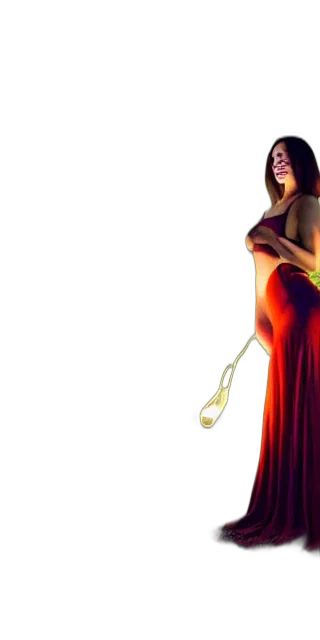 dress, staff, sword, jewelry transparent PNG cut-out