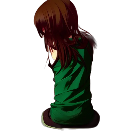 jacket, dress, staff, hair transparent PNG cut-out