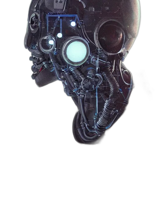 mask, robot, face, weapon transparent PNG cut-out