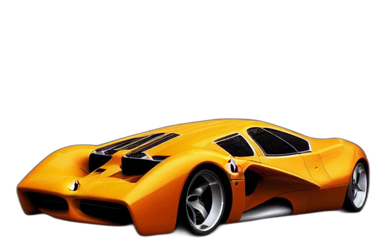 car, weapon, 3d render, photorealistic transparent PNG cut-out