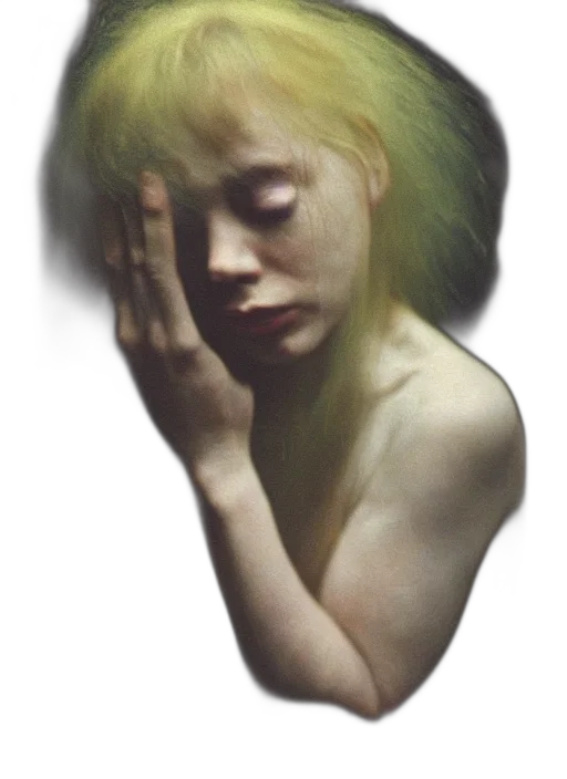 face, mask, hair, creature transparent PNG cut-out