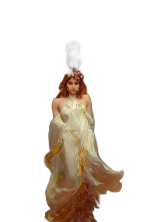 dress, crown, jewelry, concept art transparent PNG cut-out