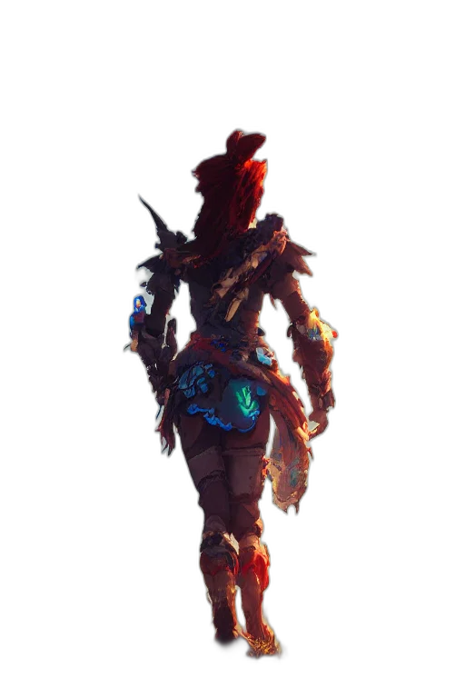 staff, dragon, sword, jacket transparent PNG cut-out