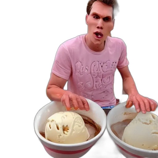 food, 3d render, jerma, made transparent PNG cut-out