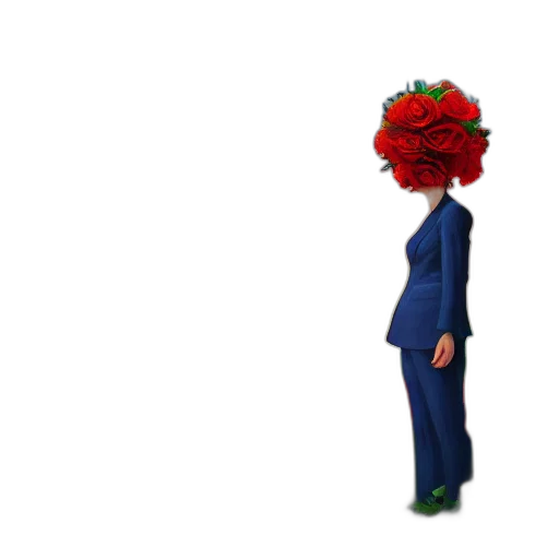 flower, dress, crown, hat transparent PNG cut-out