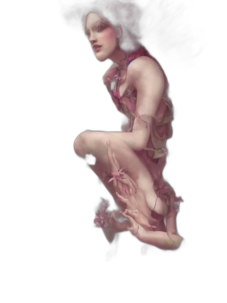 dress, creature, face, robot transparent PNG cut-out