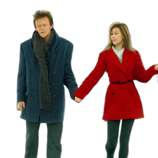 jacket, 3d render, snow, city street transparent PNG cut-out