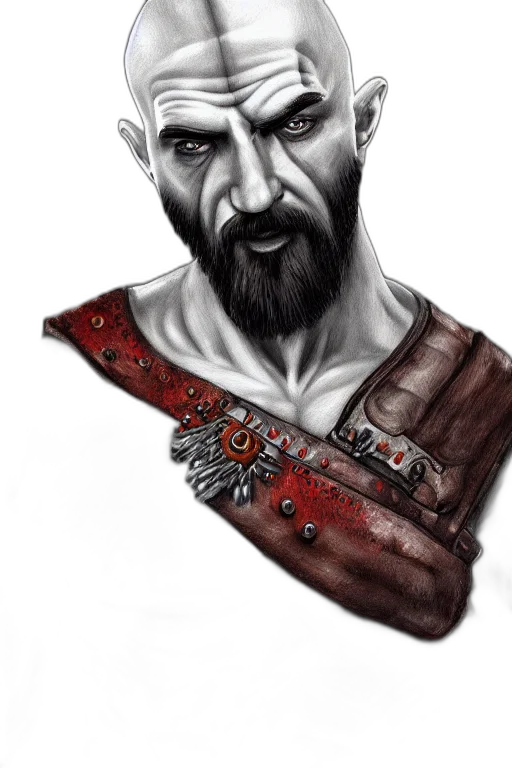 face, sword, weapon, fantasy art transparent PNG cut-out
