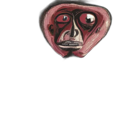 mask, face, jewelry, creature transparent PNG cut-out