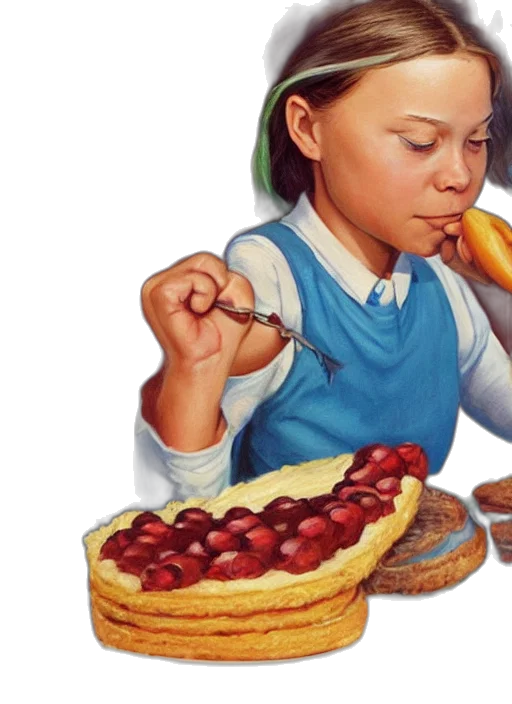 food, photorealistic, oil painting, concept art transparent PNG cut-out