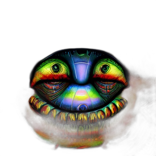 mask, creature, face, robot transparent PNG cut-out
