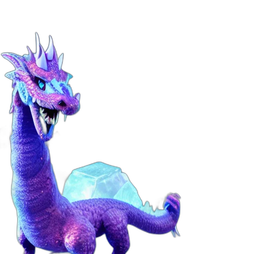 dragon, creature, animal, staff transparent PNG cut-out
