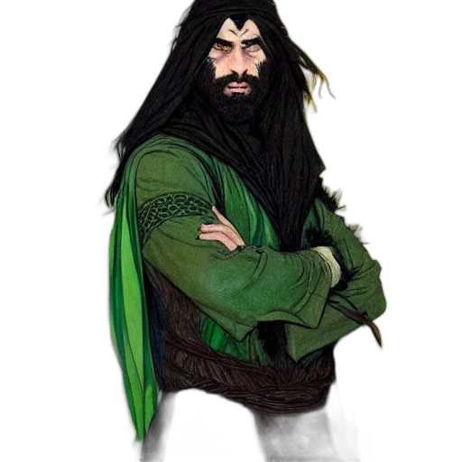 staff, fantasy art, concept art, comic book art transparent PNG cut-out