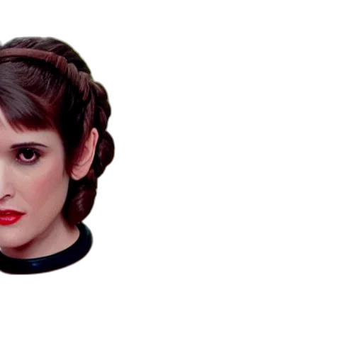 face, hair, creature, staff transparent PNG cut-out