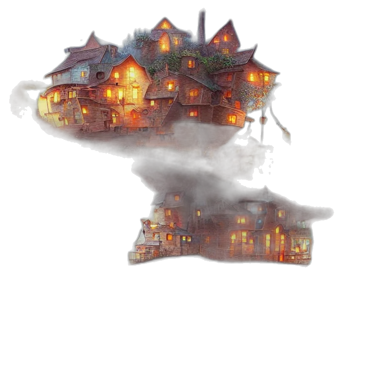 building, concept art, fantasy art, pixel art transparent PNG cut-out