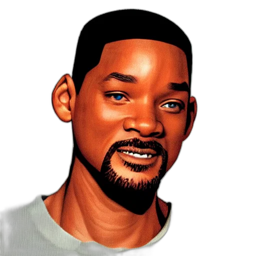 face, photorealistic, cartoon, pixel art transparent PNG cut-out