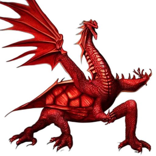 dragon, animal, creature, concept art transparent PNG cut-out