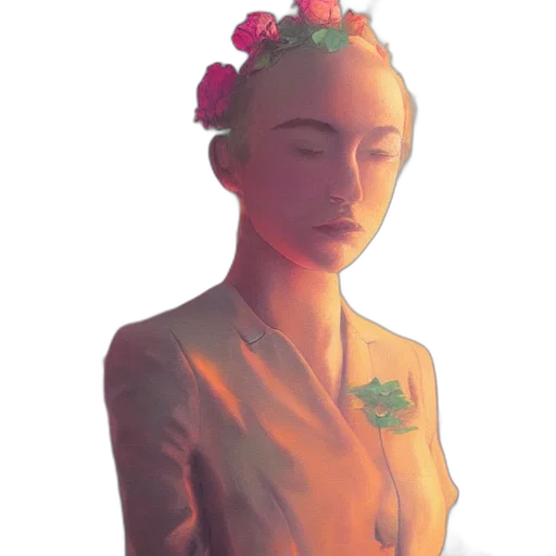 crown, flower, dress, jewelry transparent PNG cut-out
