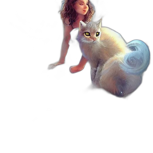 creature, animal, hair, concept art transparent PNG cut-out
