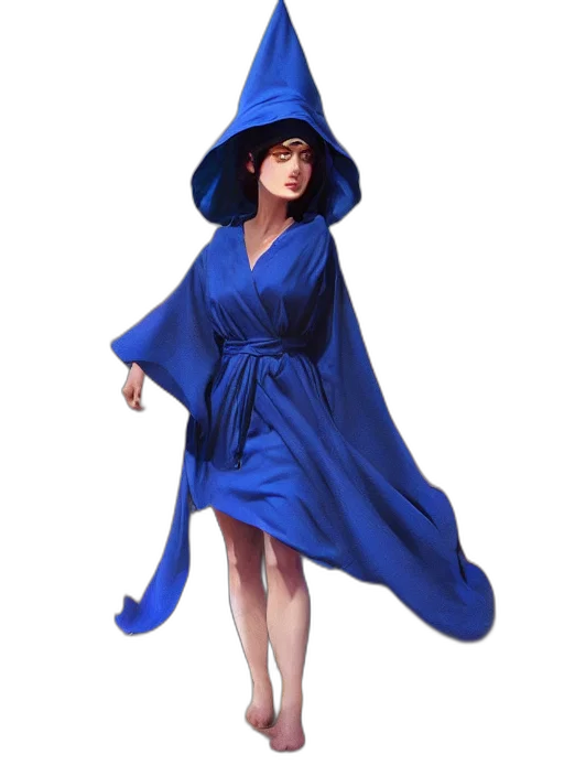 dress, umbrella, hat, concept art transparent PNG cut-out