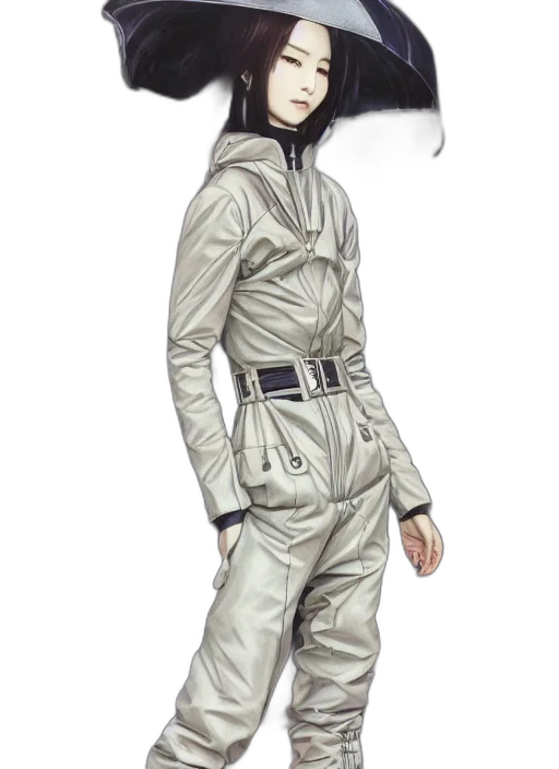 jacket, staff, concept art, comic book art transparent PNG cut-out