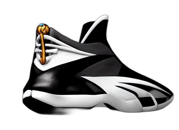 shoes, 3d render, photorealistic, cartoon transparent PNG cut-out