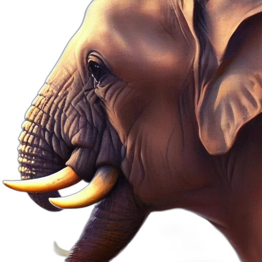 animal, creature, face, photorealistic transparent PNG cut-out