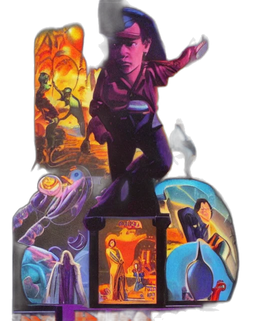 fantasy art, concept art, comic book art, fire transparent PNG cut-out