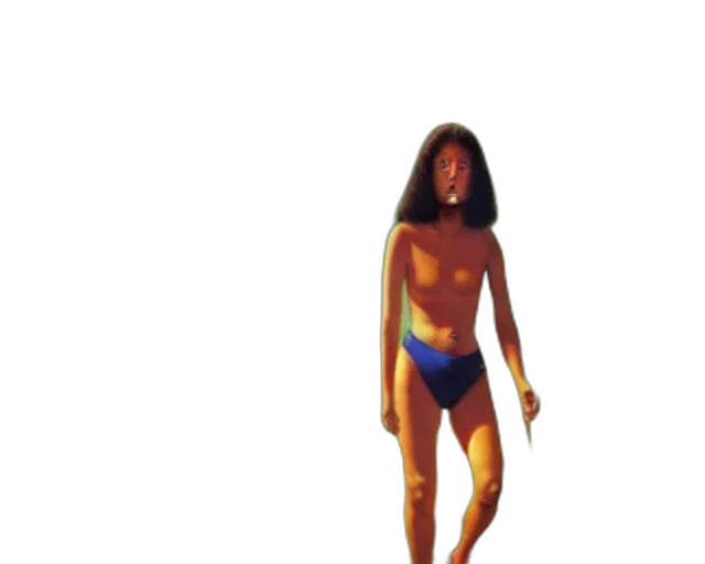 creature, dress, mask, hair transparent PNG cut-out