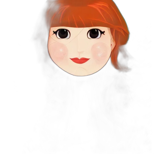 face, mask, hair, staff transparent PNG cut-out