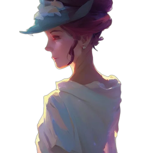 hat, crown, dress, face transparent PNG cut-out
